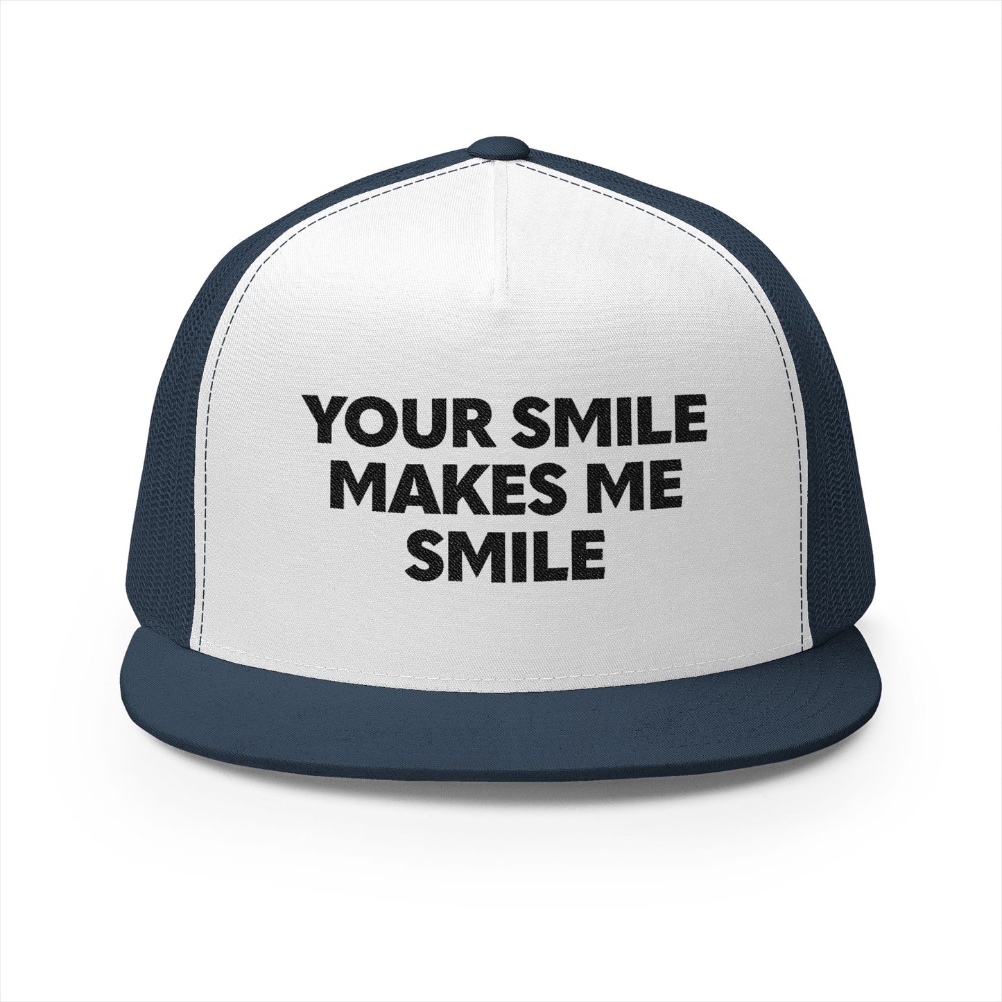 Your Smile Makes Me Smile Embroidered Trucker Hat